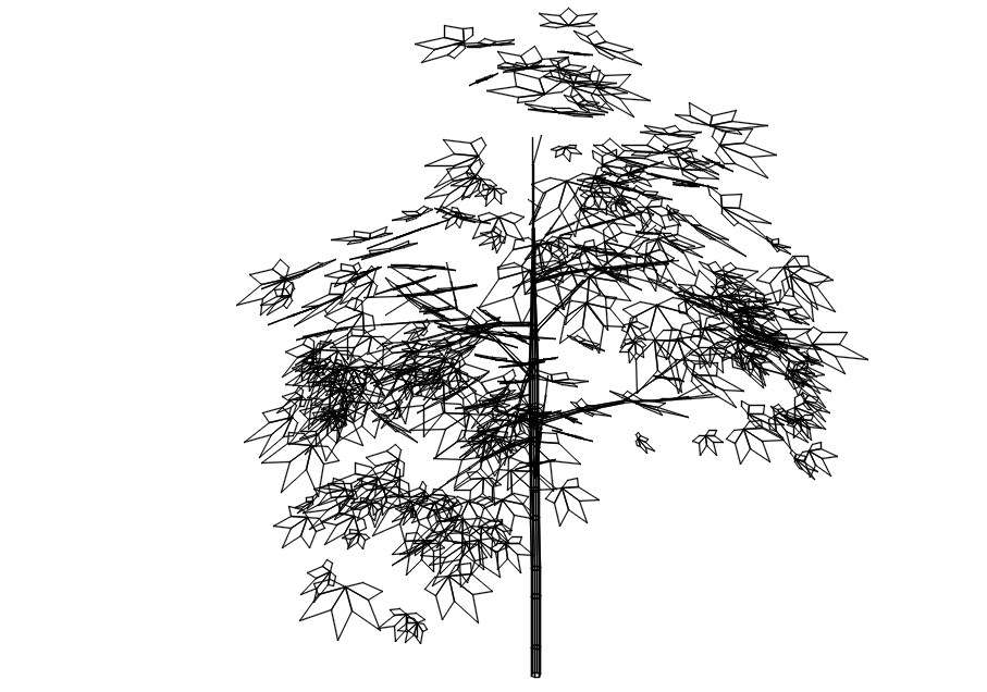 A Tree Block In AutoCAD, Dwg File. - Cadbull