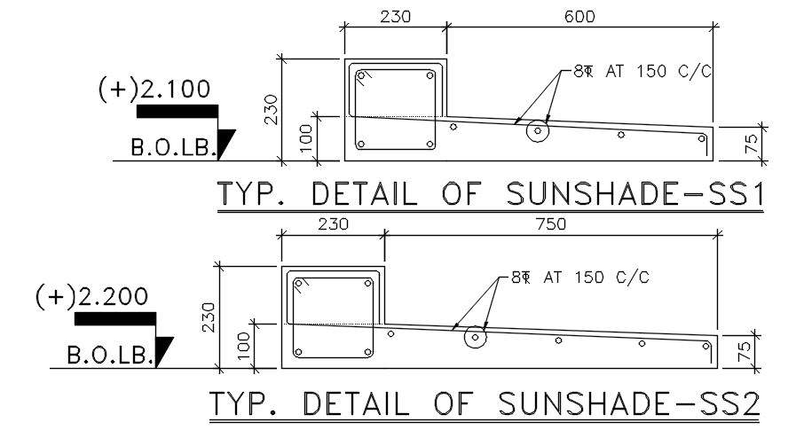 sun shades autocad