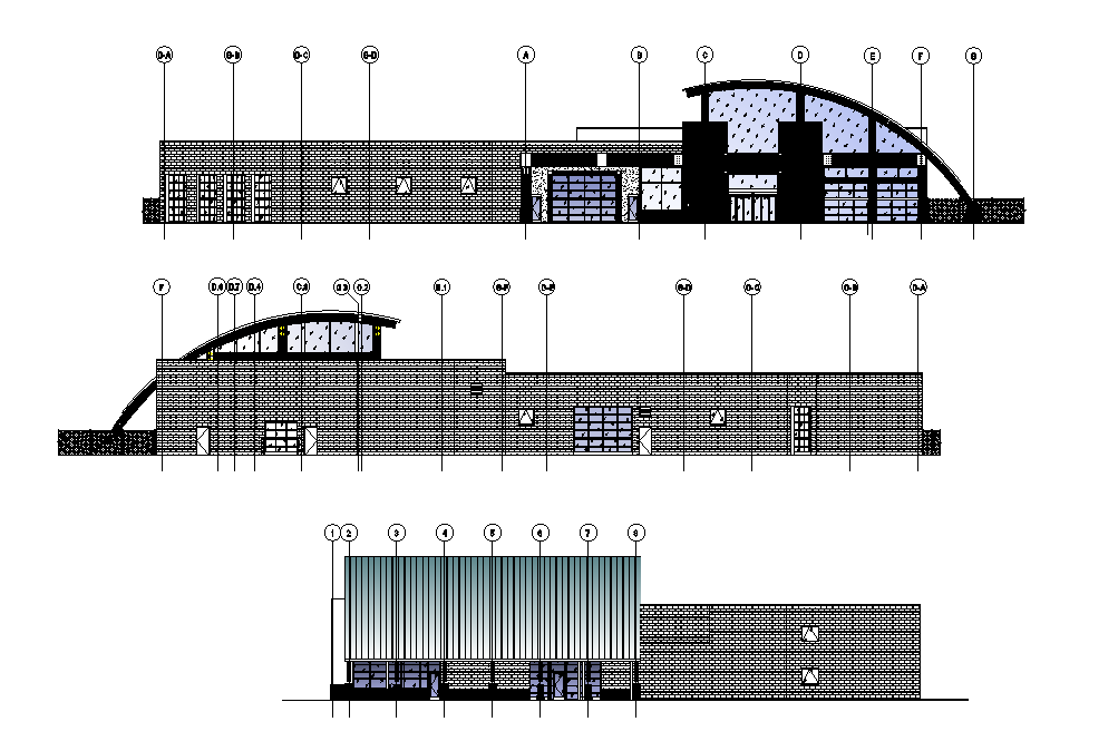 Elevation Design Of Auditorium Dwg File Cadbull - vrogue.co