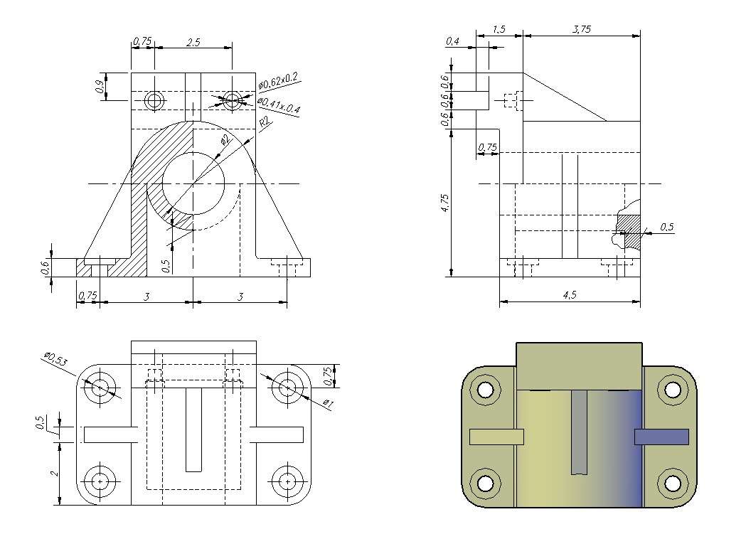 Mechanical 2D Drafting, CAD Drawing Services at Rs 550/sq ft in Chennai