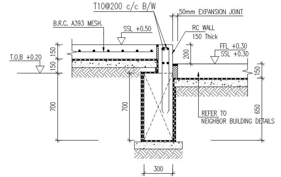 AutoCAD 2D drawing of structural detail, dwg file, CAD file - Cadbull