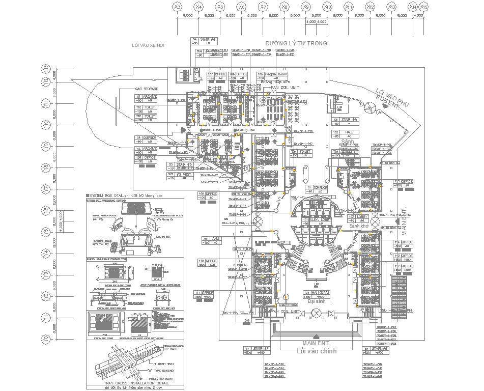 AutoCAD Drawing file showing the details of the floor plan of the ...