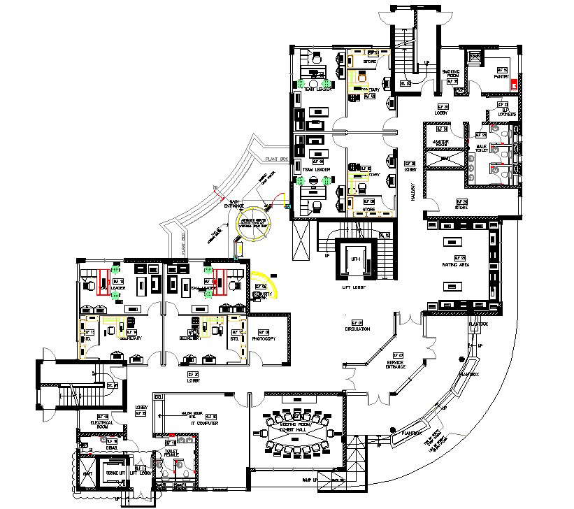 AutoCAD Drawing files of Furniture drawing of the Double house building ...