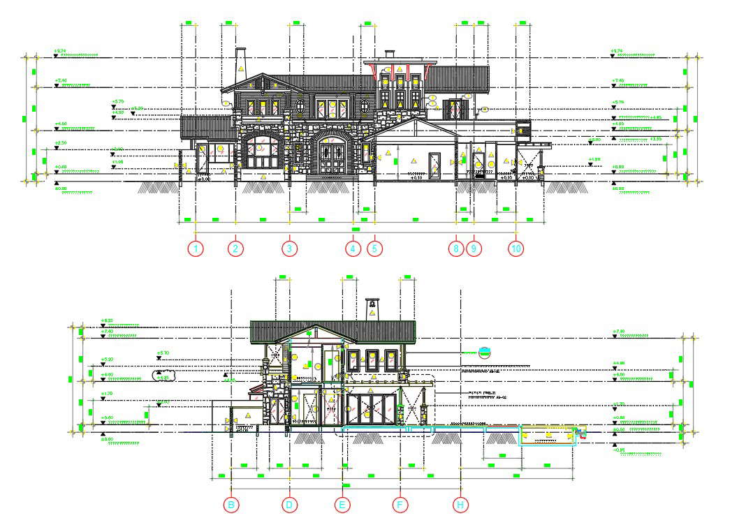 Autocad House Building Working Drawing Dwg File Autocad House Building Working Drawing Dwg File