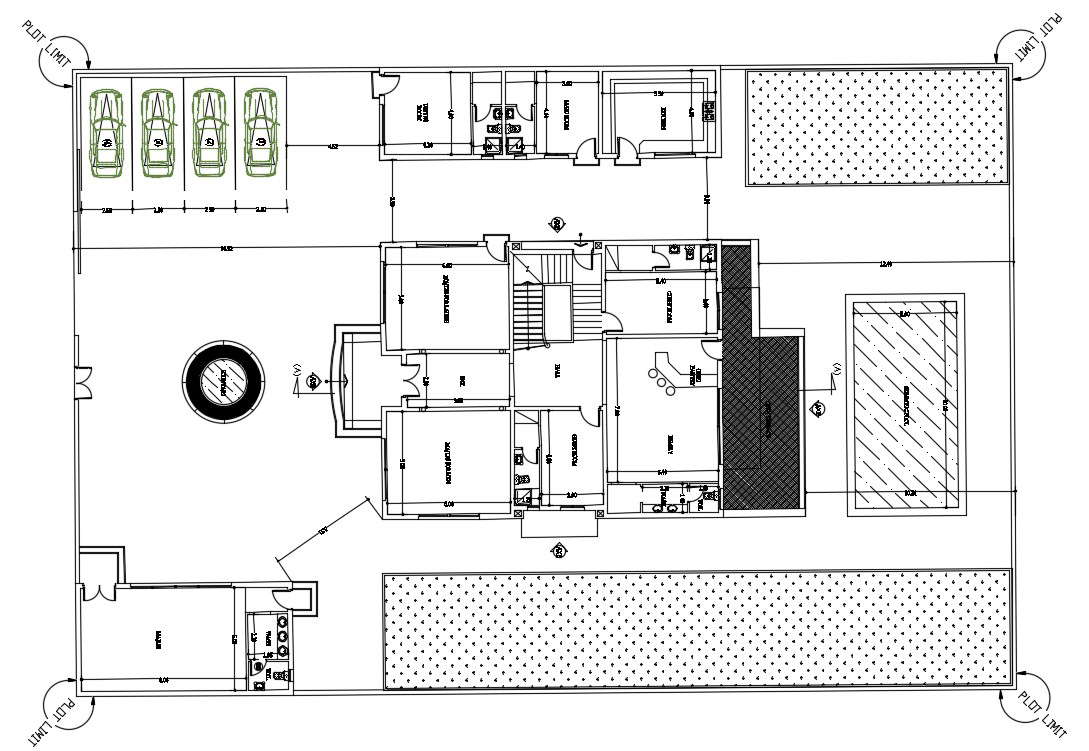 AutoCAD House Master Plan Drawing Download DWG File - Cadbull