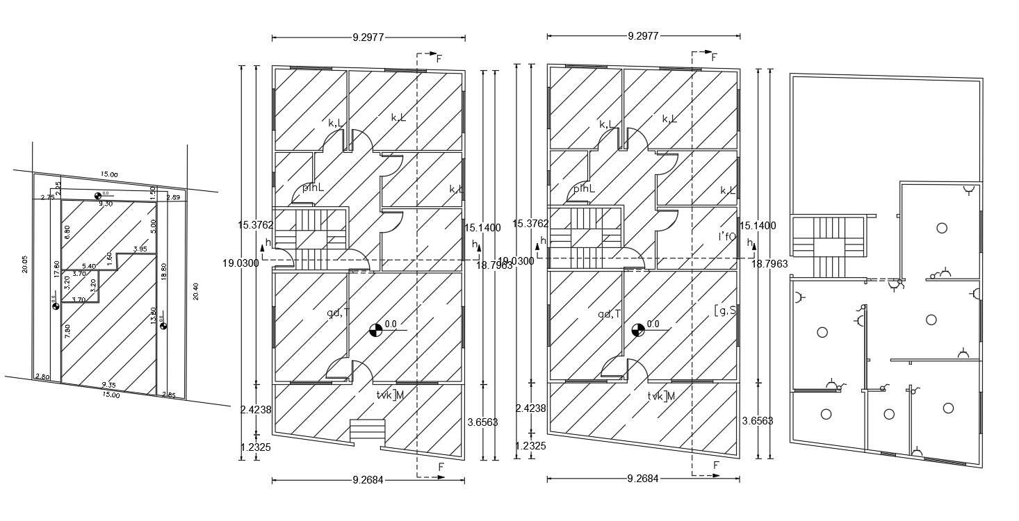 AutoCAD House Plan 1800 SQFT Plot Size DWG File - Cadbull