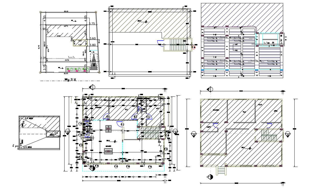 autocad-house-plan-working-drawing-dwg-file-cadbull