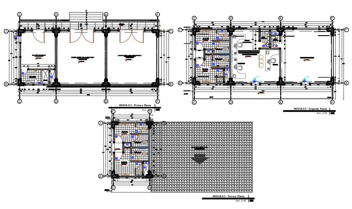 AutoCAD Office Plan Drawing DWG File - Cadbull