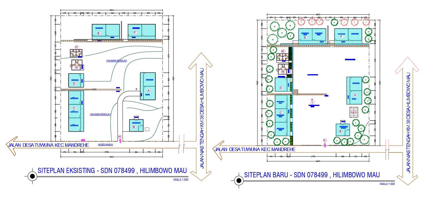 AutoCAD Site Plan Drawing DWG File - Cadbull