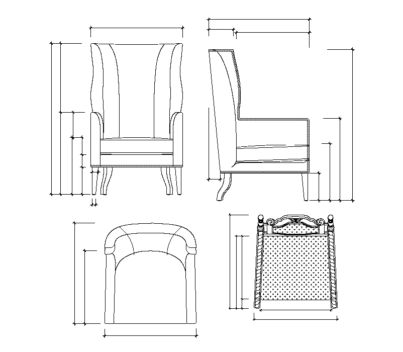 AutoCAD block of chairs specified in this file. Download this 2d