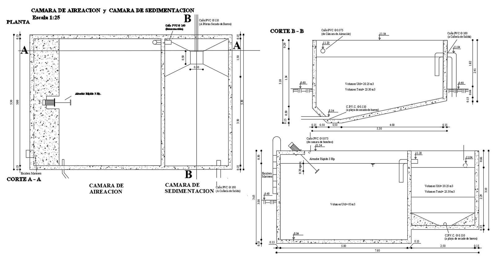 Autocad drawing of air chamber - Cadbull