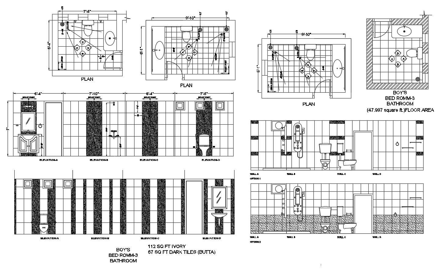 Autocad drawing of bathroom with sections - AutocaD Drawing Of Bathroom With Sections  Fri Feb 2019 11 39 32