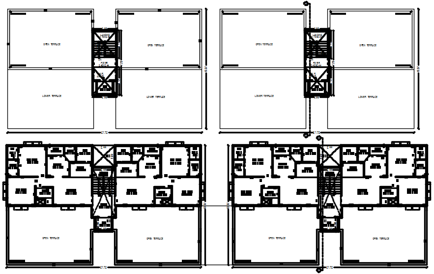 2 Bhk Apartment Floor Plan In Dwg File Cadbull 7073