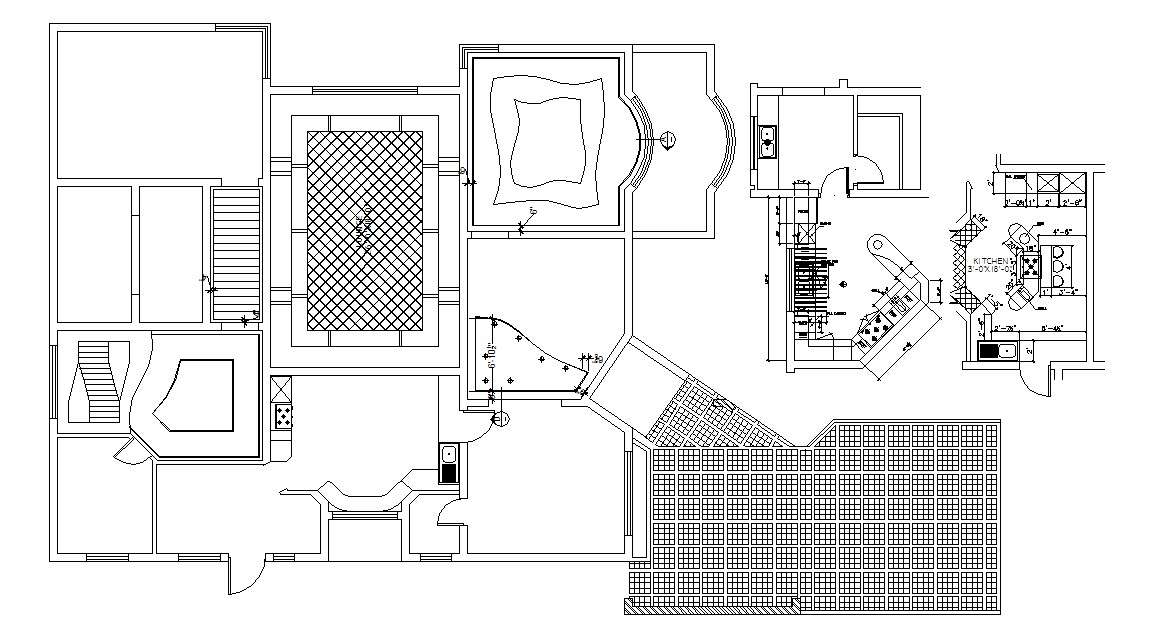 house floor plan autocad file