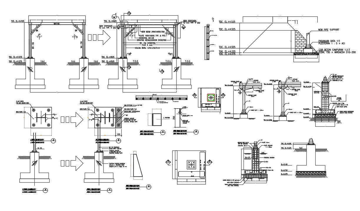 Beam And Column Reinforce Detail Drawing In Dwg Autocad File In My Xxx Hot Girl