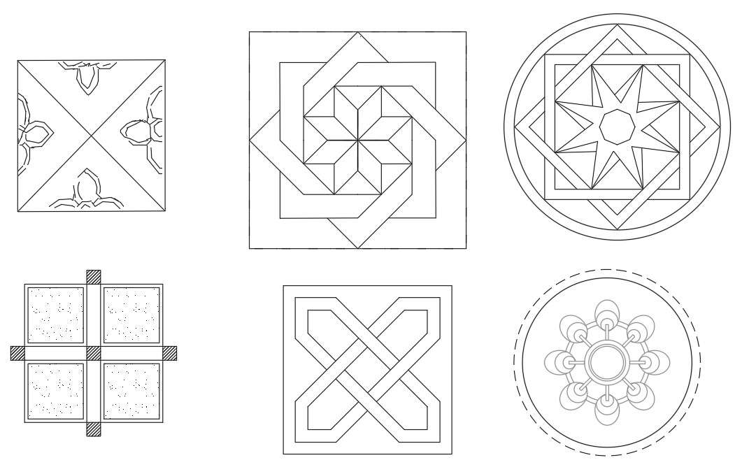 Awesome six various types of wall decor art design block, Download the