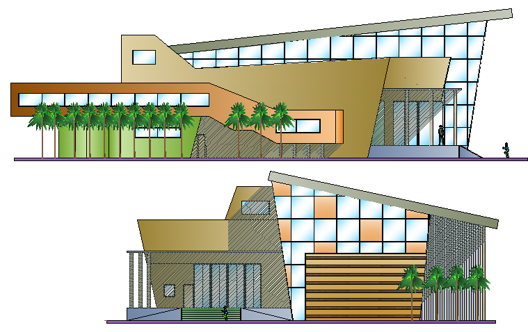 Elevation Design Of Auditorium Dwg File Cadbull - vrogue.co