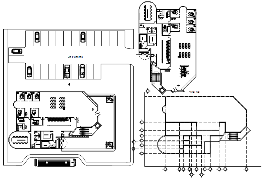 Download Free Bank Design Layout In AutoCAD File - Cadbull