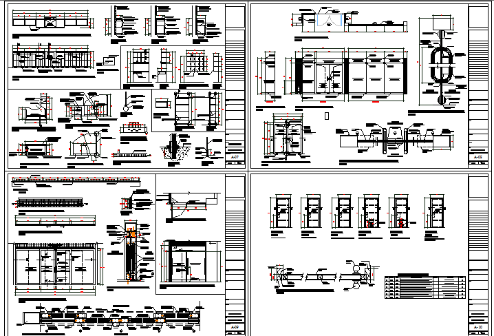 Bank office building architecture project details dwg file - Cadbull