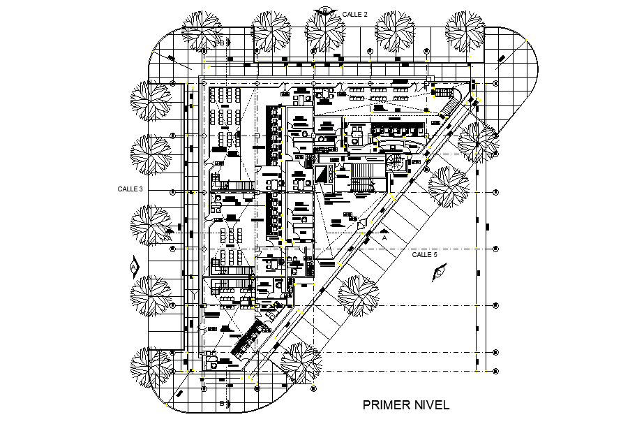 Bank Project Floor Plan AutoCAD Drawing Download DWG File - Cadbull