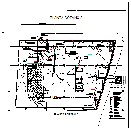 Basement floor 2 level design drawing of Ware house design drawing ...