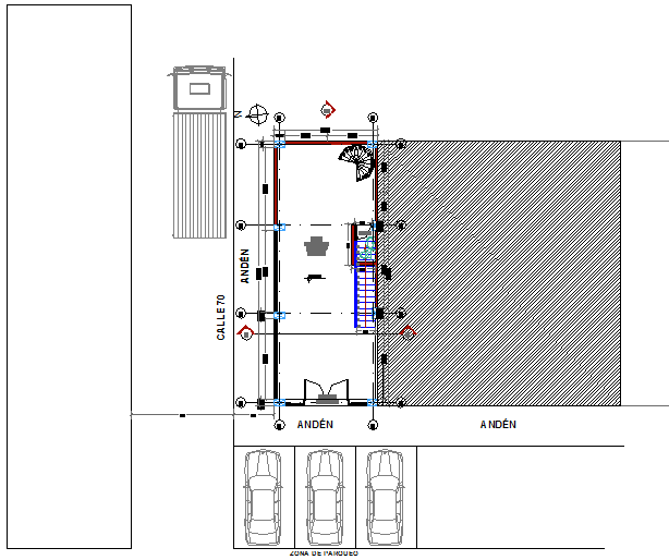 Basement house plan detail dwg file - Cadbull