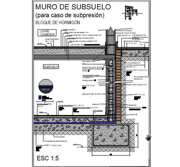 Basement Wall Construction Details 1098