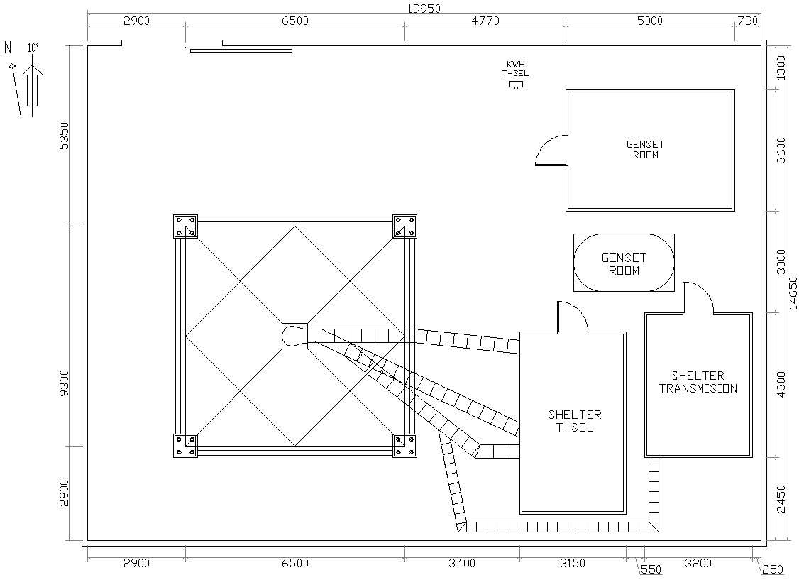 Base part of tower with detail AutoCAD drawing, dwg file, CAD file ...