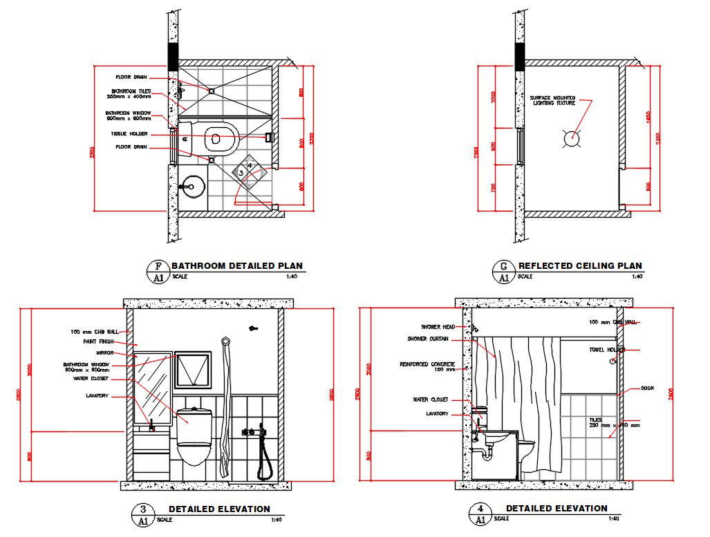 Bathroom Design AutoCAD File - Bathroom Design AutoCAD File Thu Oct 2019 07 15 32