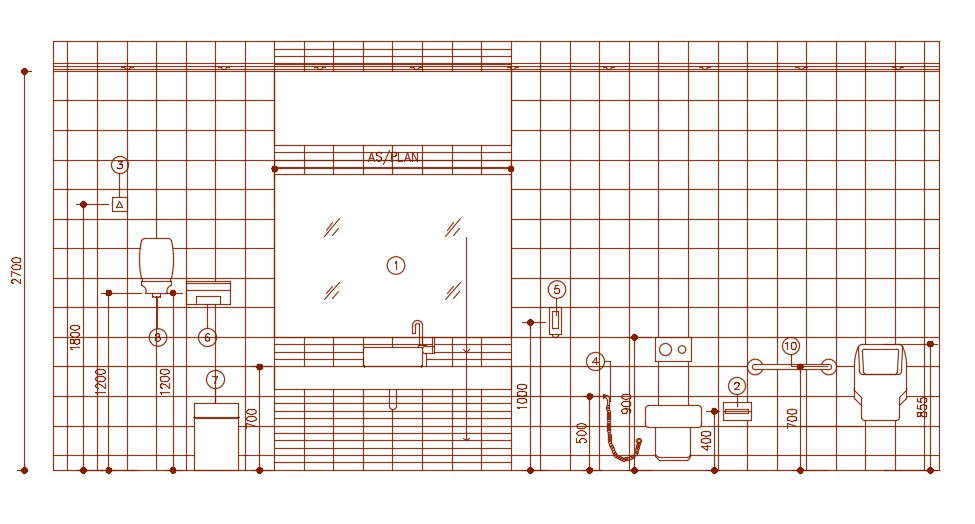 Bathroom Elevation Design AutoCAD Drawing Download - Bathroom Elevation Design AutoCAD Drawing DownloaD  WeD Nov 2019 05 15 43