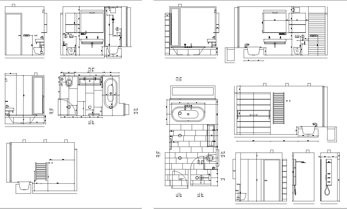 Bathroom Interior Design Cad Drawing Detail In Dwg File Cadbull