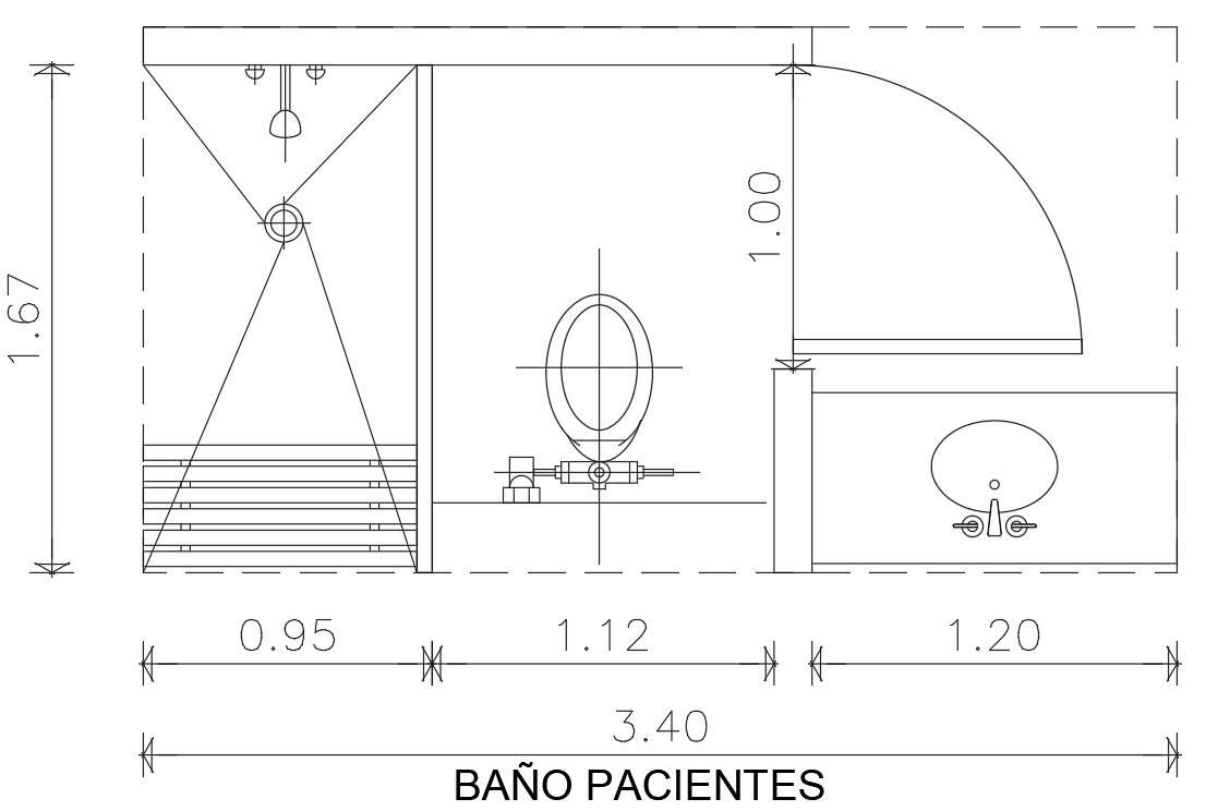 Bathroom plan drawing provided in this file | Download 2d autocad ...