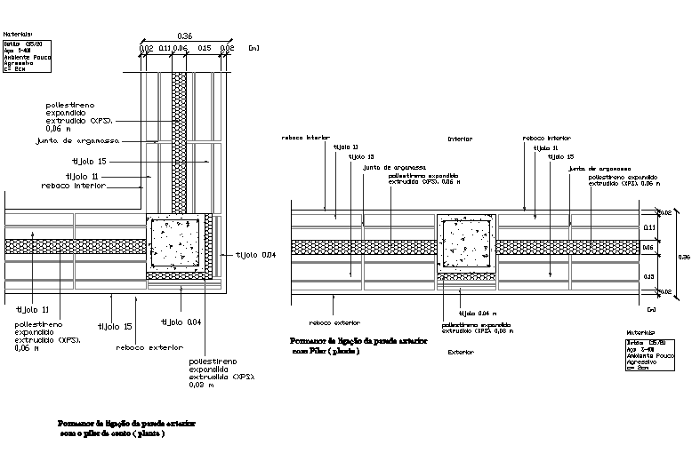 Beam Joint Wall Section Detail Dwg File Cadbull