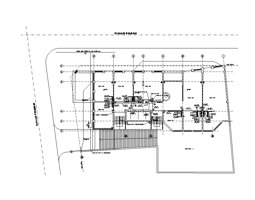 Beam column detail floor plan drawing provided in this AutoCAD file ...