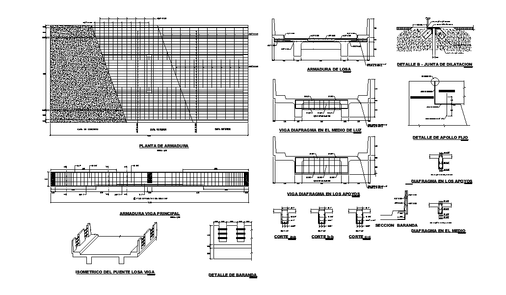 Beam details are given in this Autocad 2D DWG drawing file. Download ...