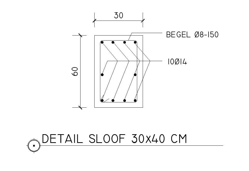 Beam Reinforcement Detail Design In AutoCAD 2D Drawing, CAD File, Dwg ...