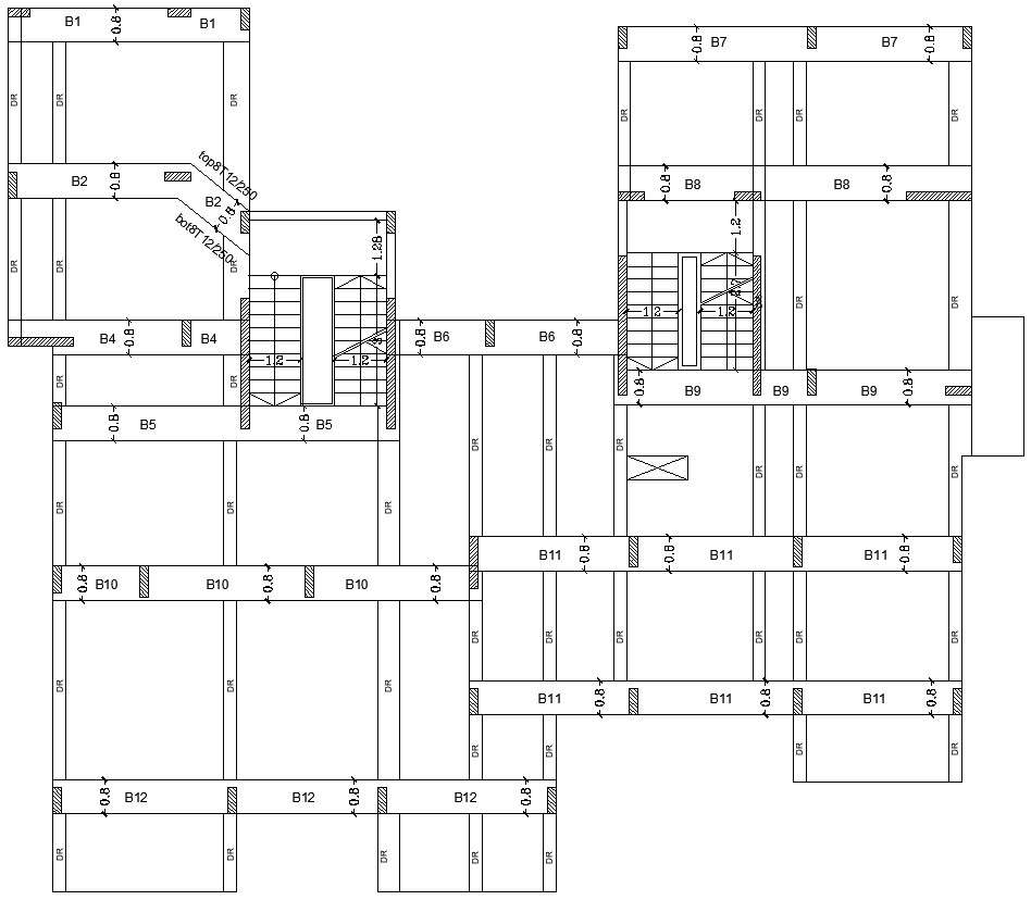 Beams Reinforcement Detail Drawing In AutoCAD, Dwg File. - Cadbull