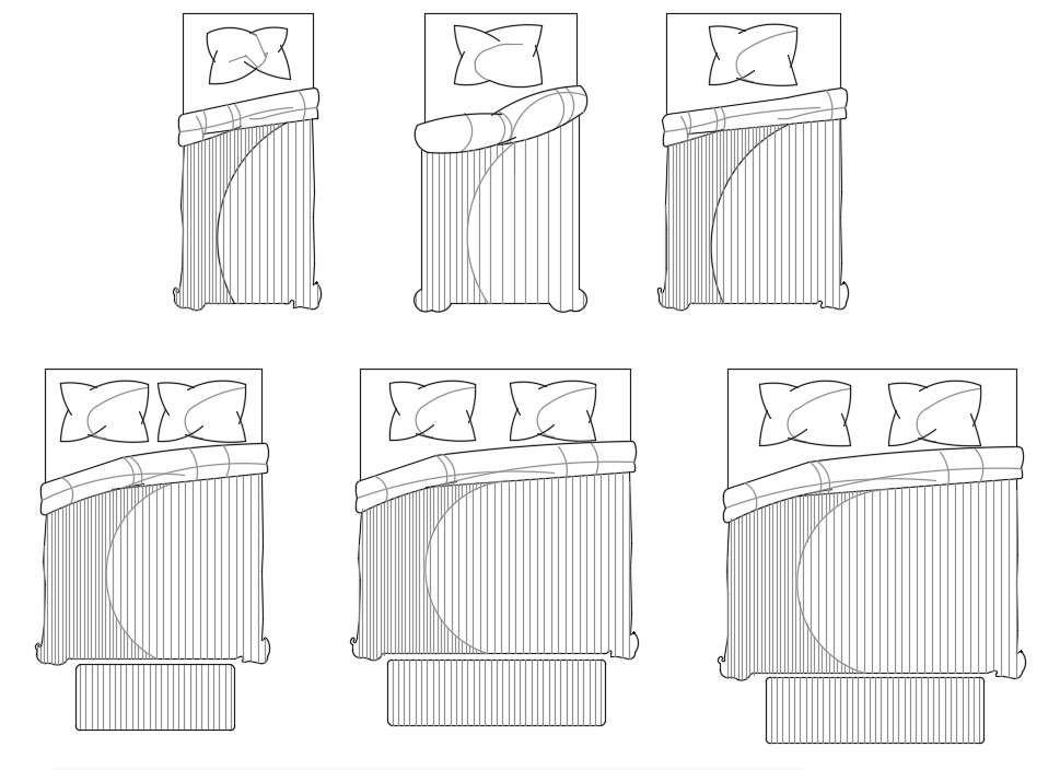 bed autocad block