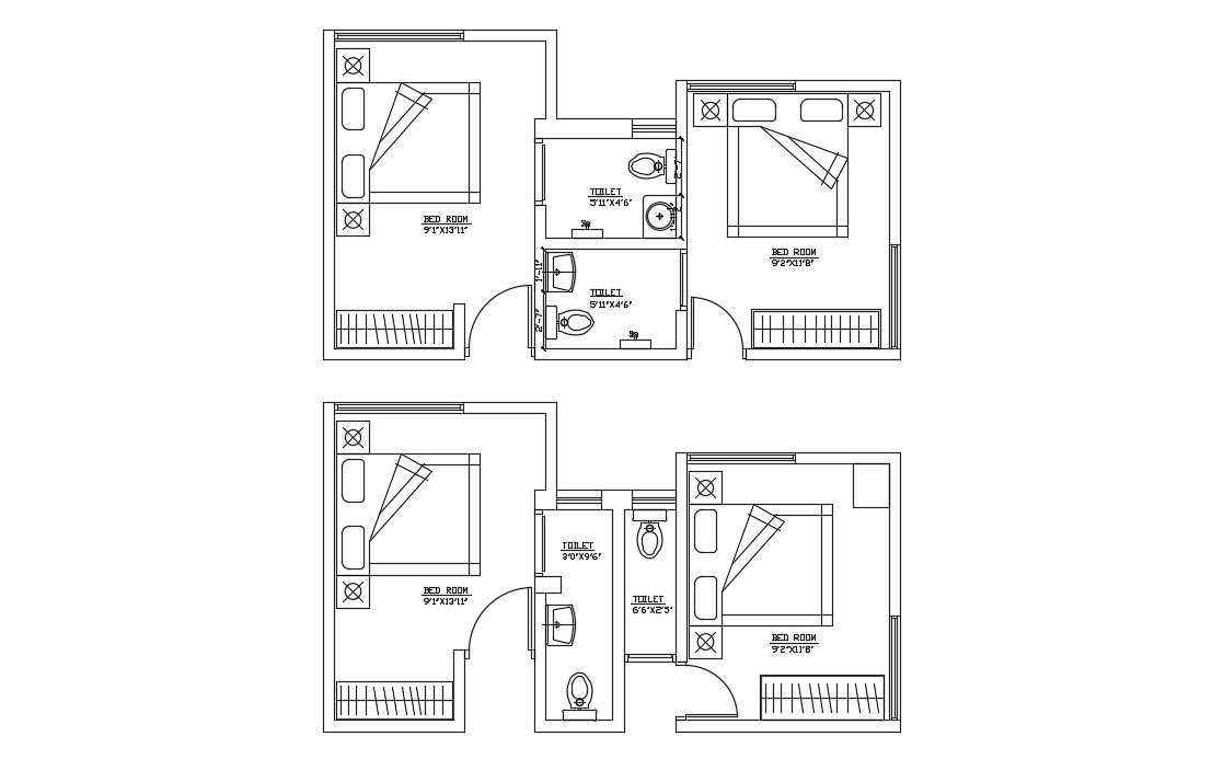 bedroom furniture layout plan