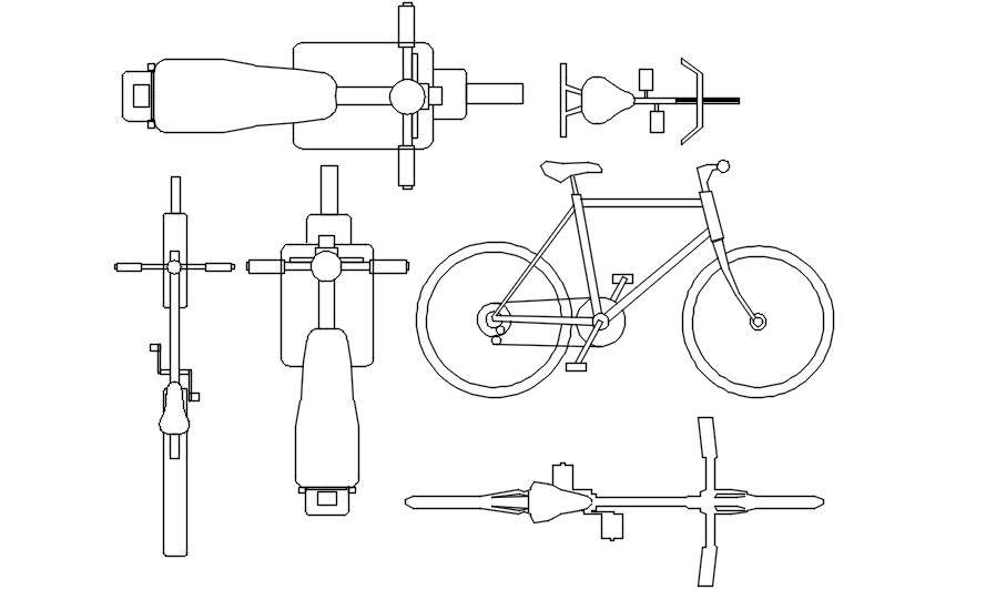 Bicycled plan is given in this Autocad drawing model. Download the ... - BicycleDplanisgiveninthisAutocaDDrawingmoDelDownloaDtheAutocaDfileTueOct2020062049