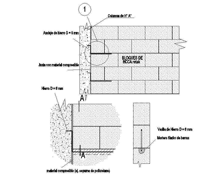 Brickwork Construction AutoCAD Drawing - Cadbull