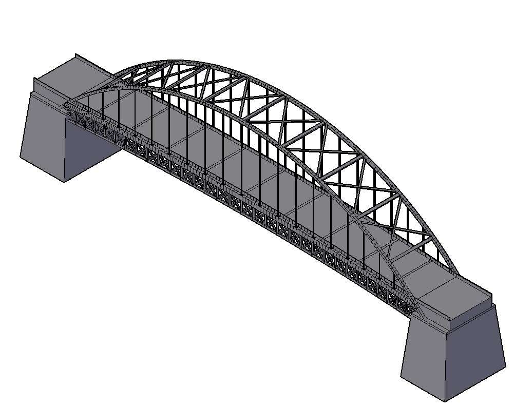 Bridge 3d Model CAD File Cadbull