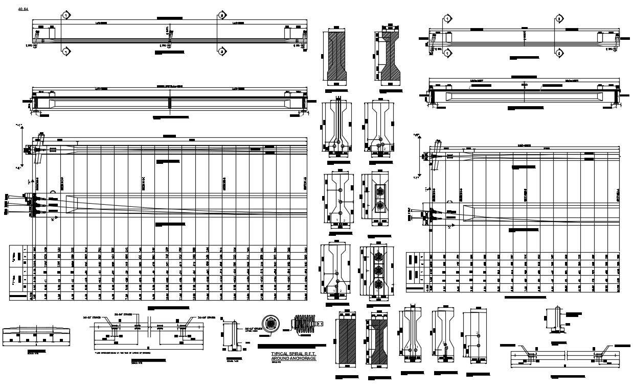 Bridge Construction Details DWG File - Cadbull