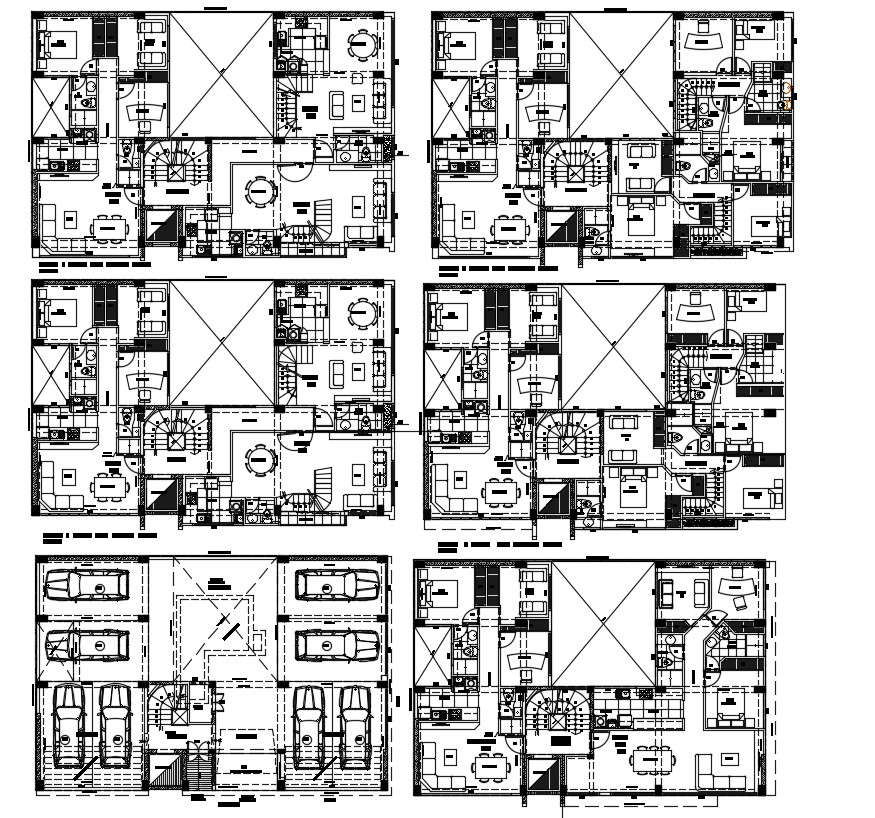 Building 2d cad layout plan in autocad - Cadbull