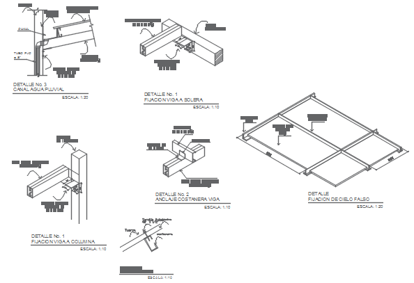 Building Construction detail dwg file - Cadbull