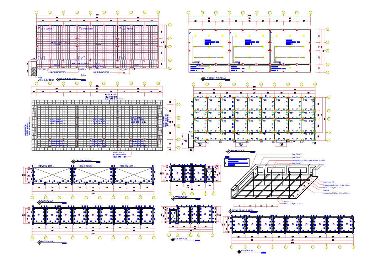 Building Floor Construction CAD Drawing DWG File - Cadbull