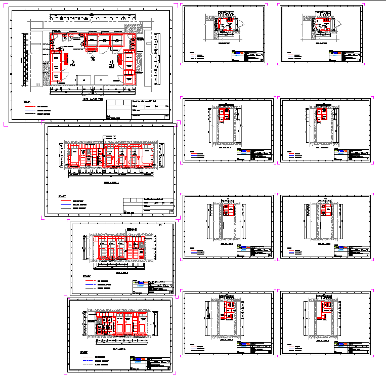 Building Project detail dwg file - Cadbull