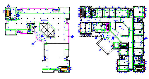 Building Section View, Building Plan View Of Dwg File - Cadbull