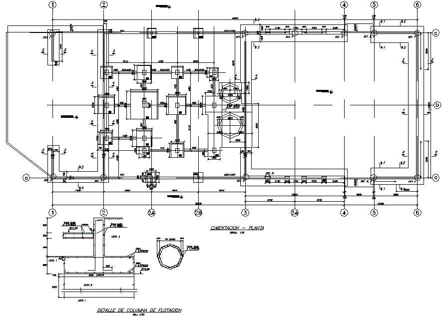 Building of flotation plant of minerals plan detail dwg file - Cadbull