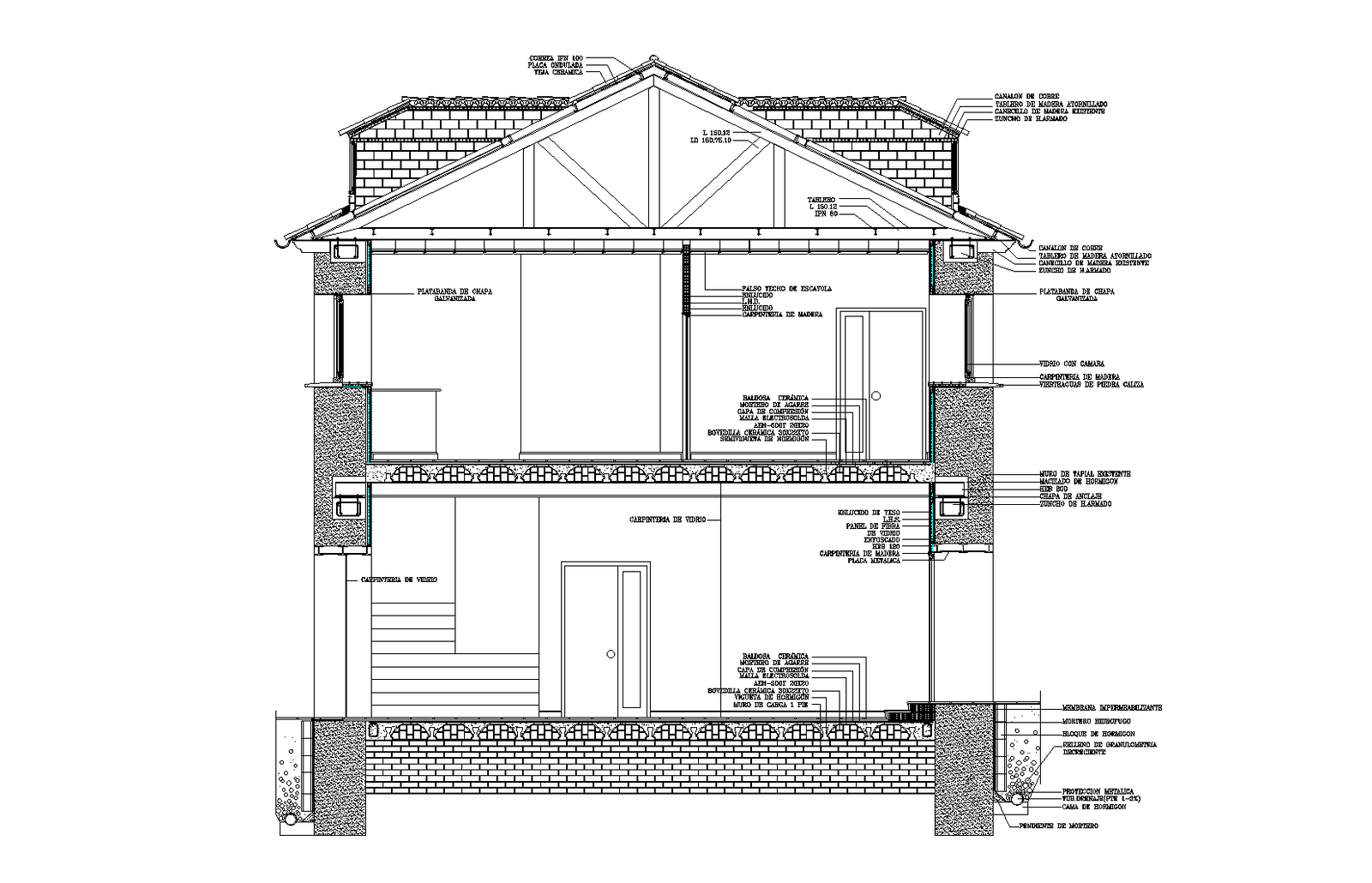 The House Plan With The Detailing Dwg File Cadbull Vrogue